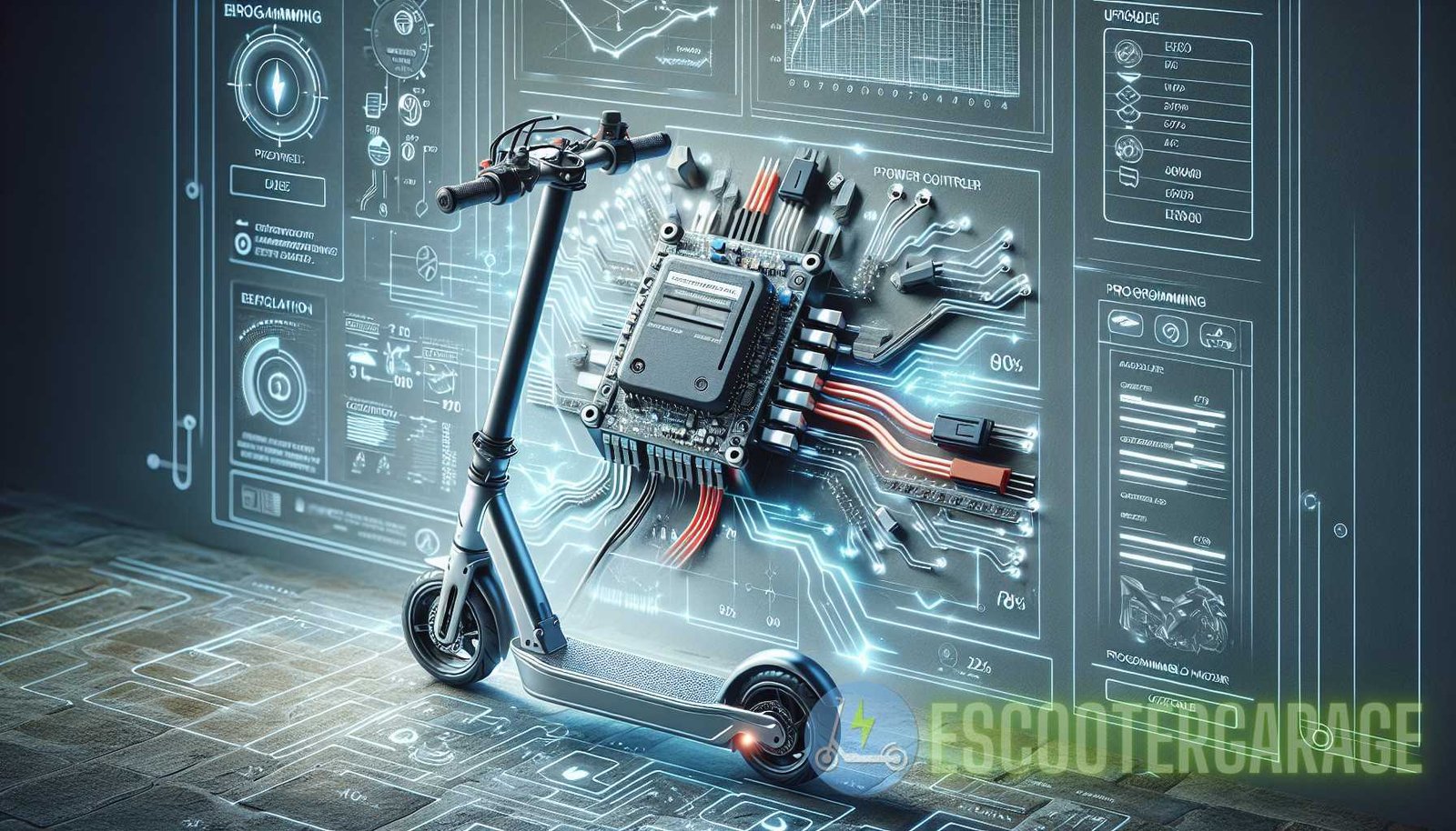 Illustration for section: The controller is responsible for regulating the power supplied to the motor, and upgrading it can r - escooter boost