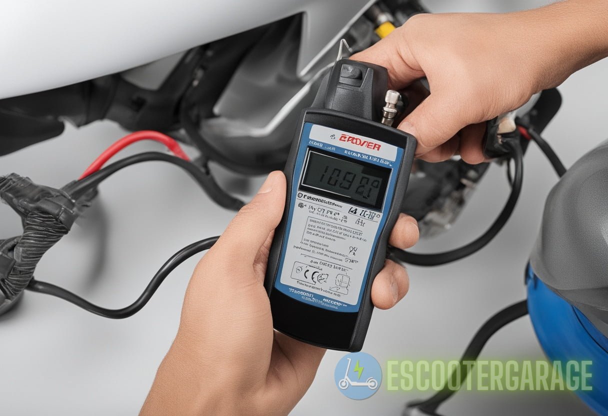 Illustration for section: Check that all readings, such as speed, distance, and battery level, are accurate.Update the display - eScooter Electrical Repair Guide