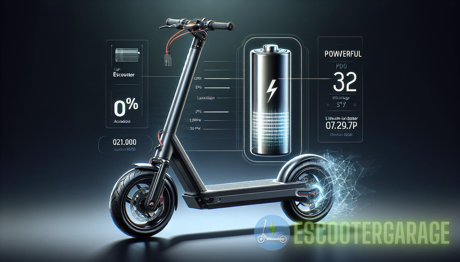 Illustration for section: The power rating of an eScooter's motor is measured in watts. A higher power rating typically result - escooter performance