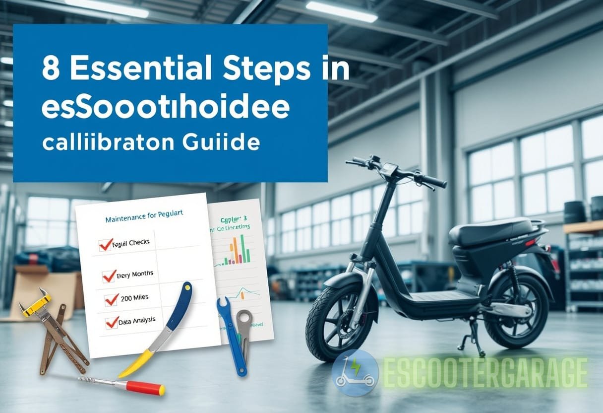 Illustration for section: Creating a maintenance schedule is crucial. Experts recommend conducting checks and calibrating your - escooter calibration guide