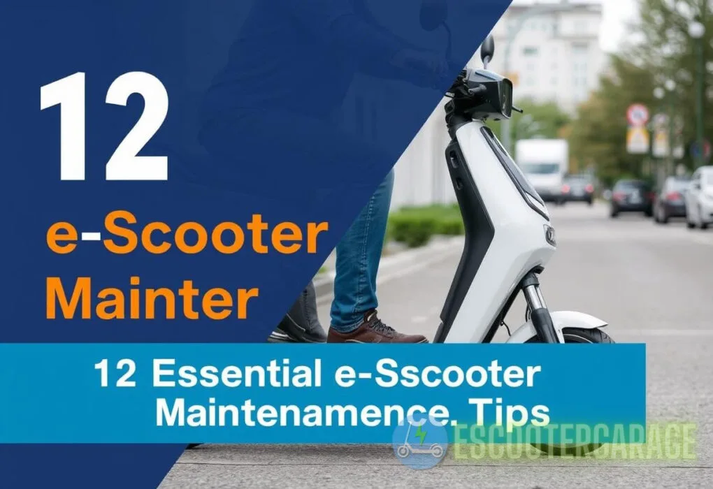 eScooter maintenance tips for optimal performance